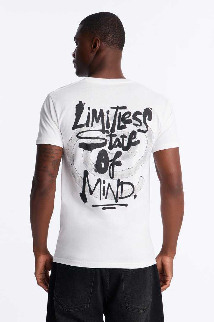 Limitless State Short Sleeve Tee - White