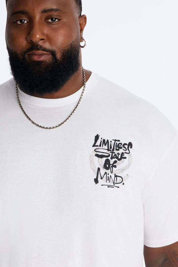 Limitless State Short Sleeve Tee - White