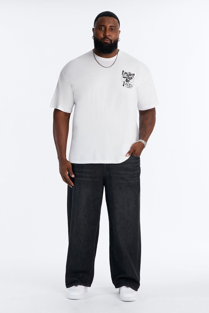 Limitless State Short Sleeve Tee - White