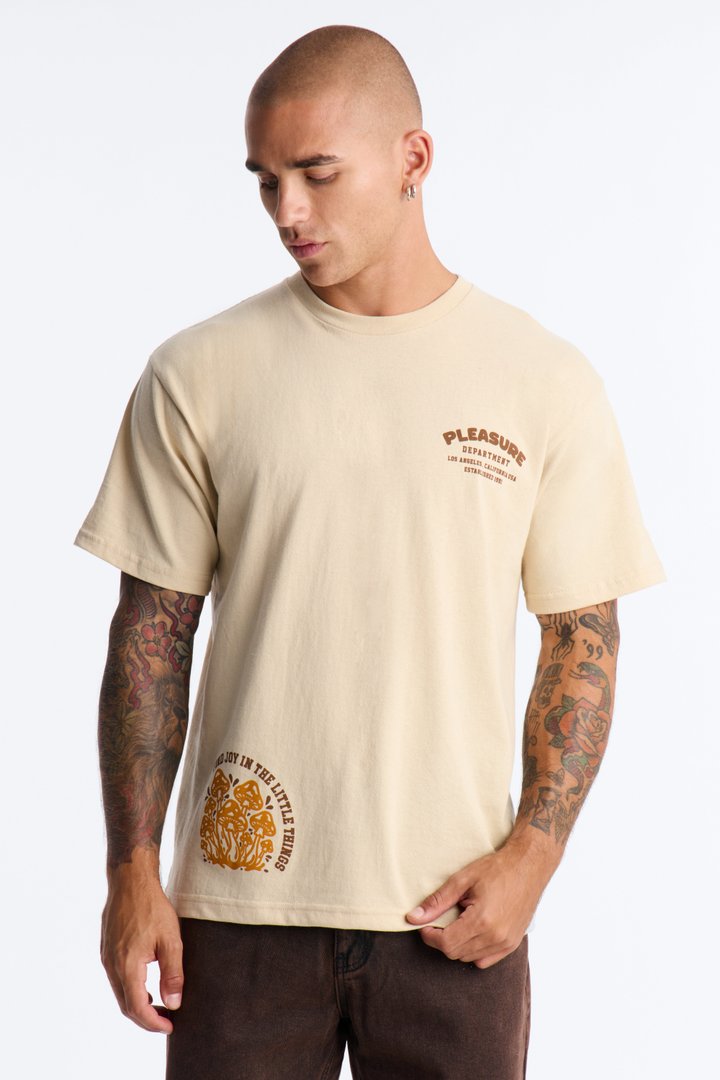 Pleasure Department Boxy Short Sleeve Tee - Sand