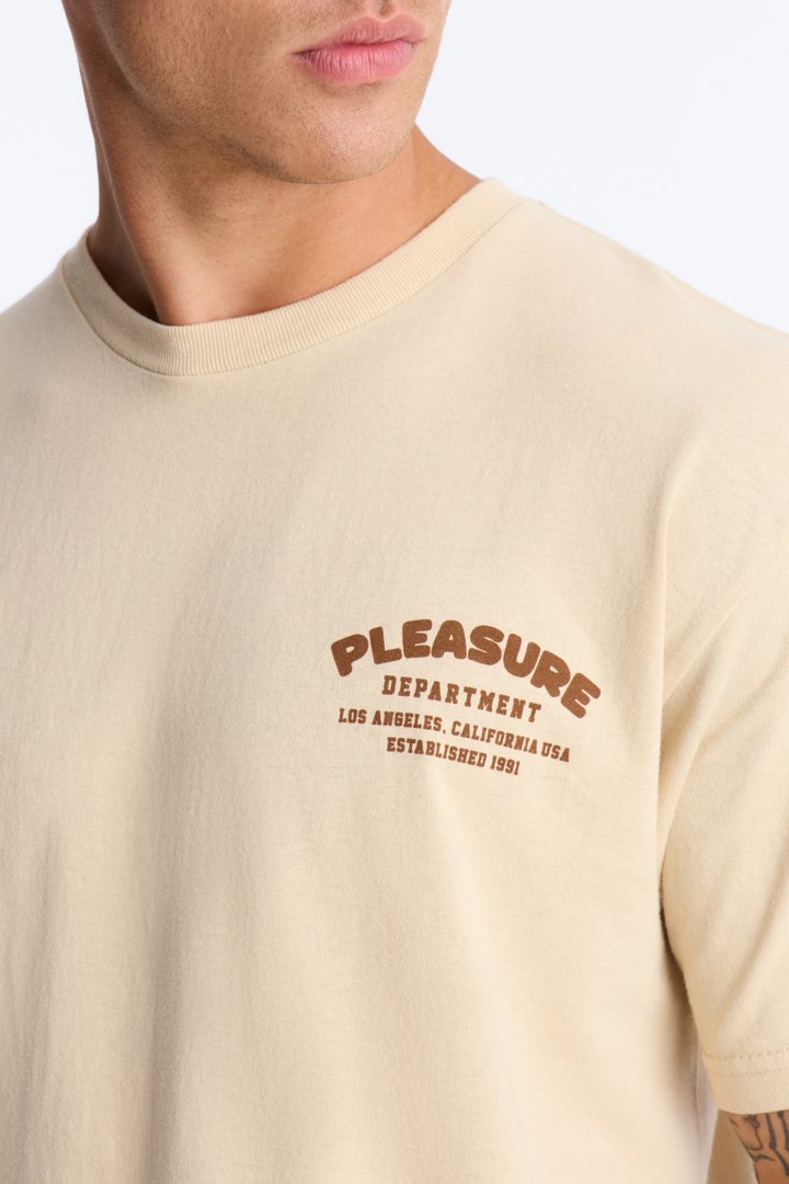 Pleasure Department Boxy Short Sleeve Tee - Sand