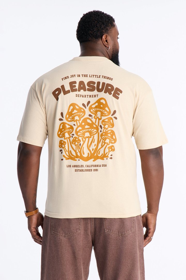 Pleasure Department Boxy Short Sleeve Tee - Sand
