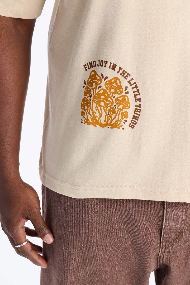 Pleasure Department Boxy Short Sleeve Tee - Sand