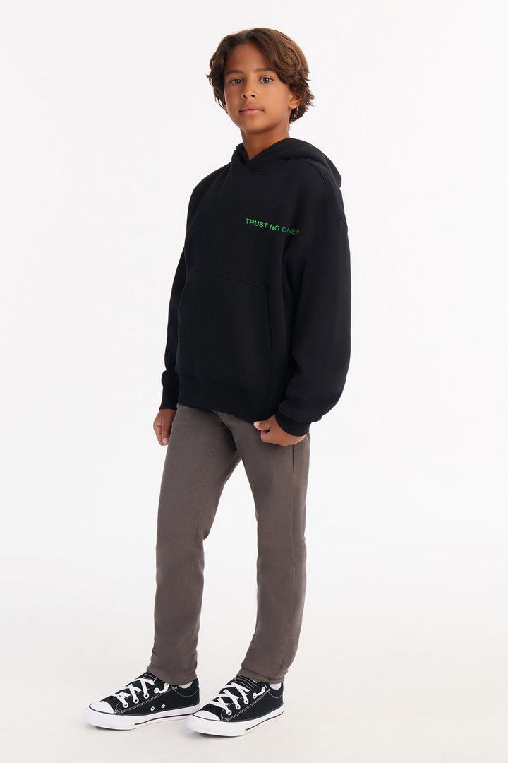 Mini Beware Of Snakes Hoodie - Black