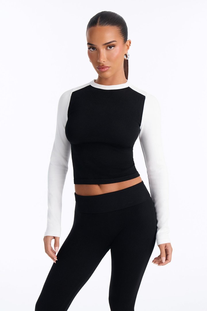 Jessica Seamless Legging Set - Black/combo