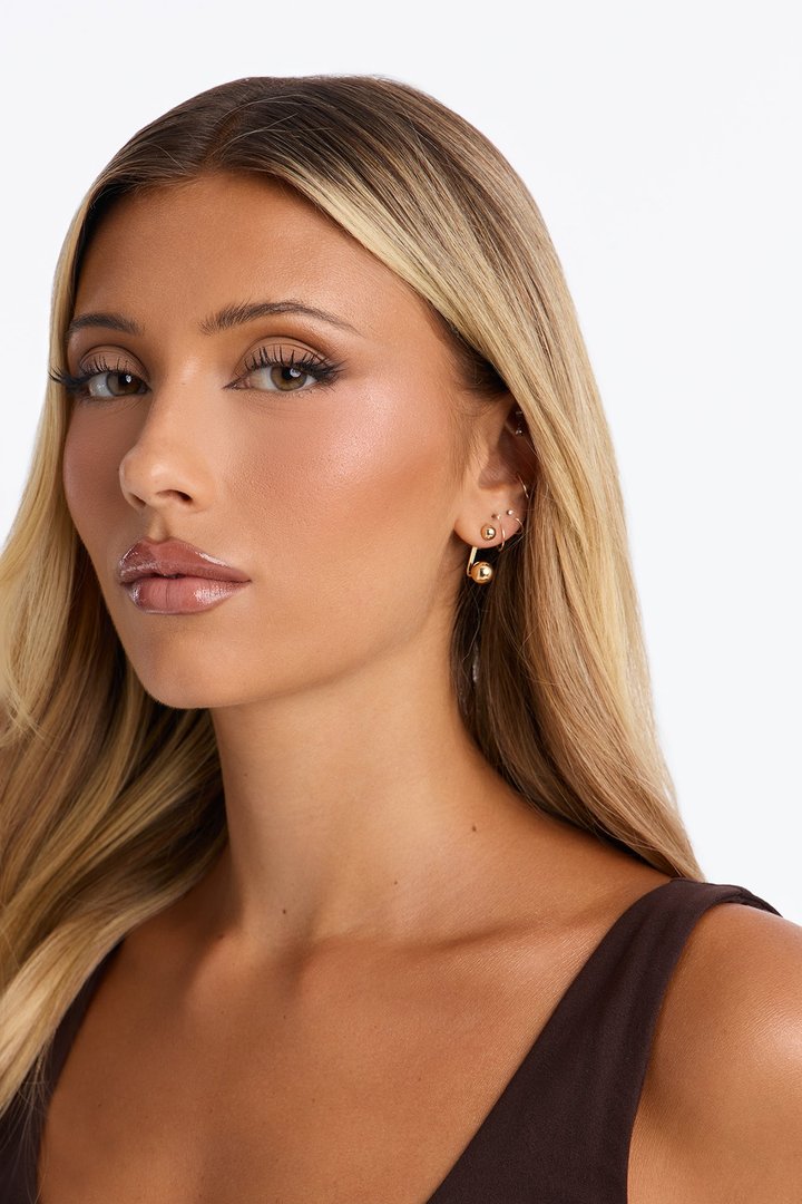 Pop Drop Earrings - Gold
