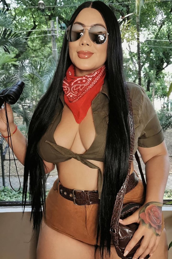 Safari Sexy Explorer 7 Piece Costume Set - Green/combo