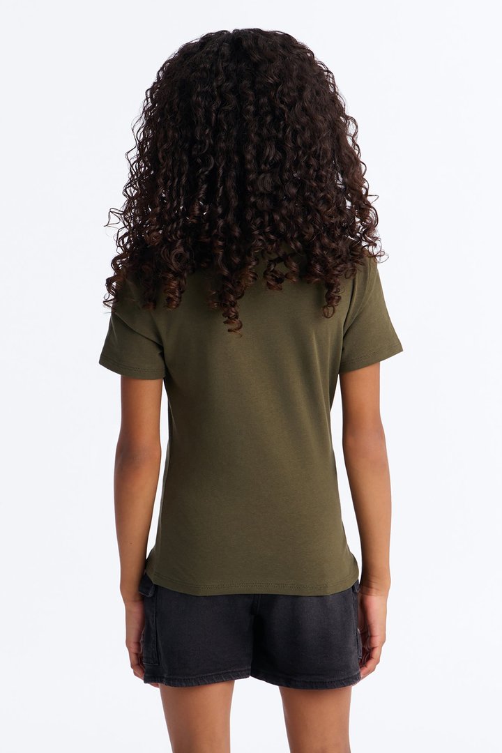 Mini My Everyday Crew Neck Tee - Olive