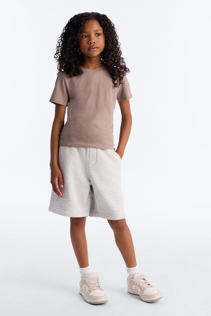 Mini My Everyday Crew Neck Tee - Stone