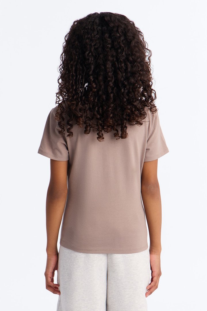 Mini My Everyday Crew Neck Tee - Stone