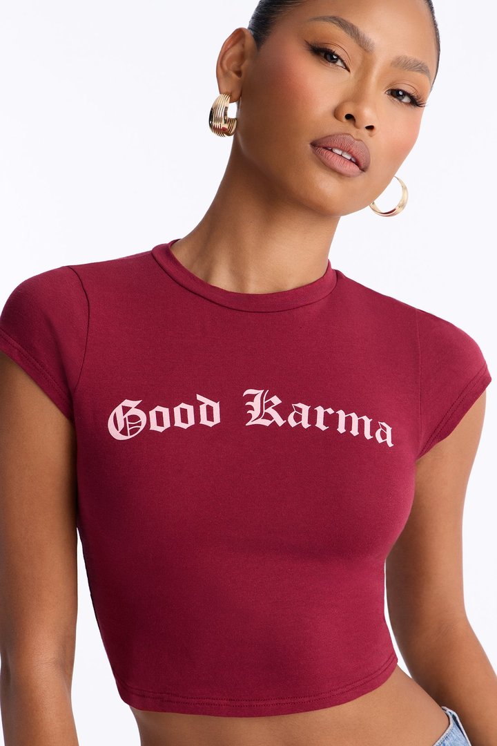 Good Karma Baby Tee - Red