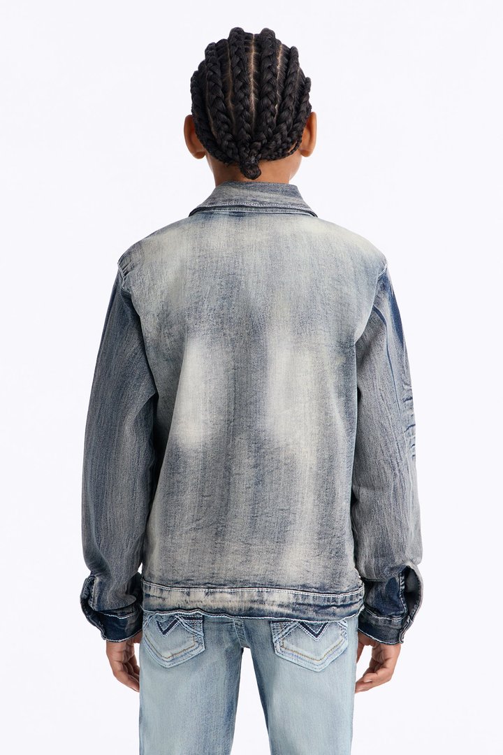Mini Ready For Anything Denim Jacket - Light Blue
