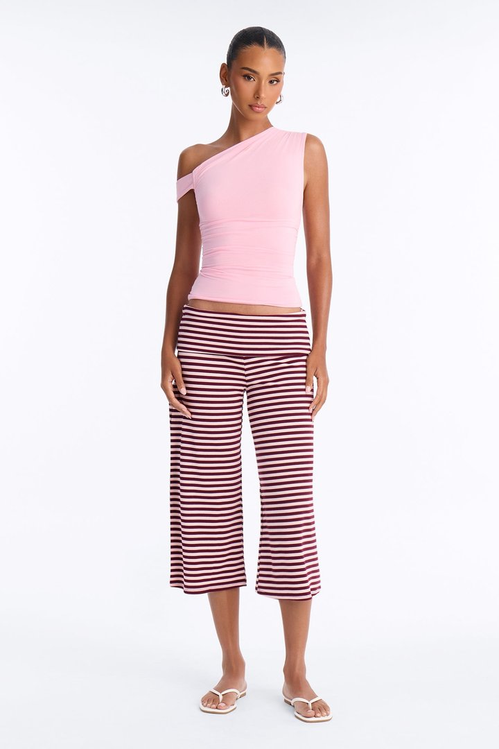 Bianca One Shoulder Top - Pink