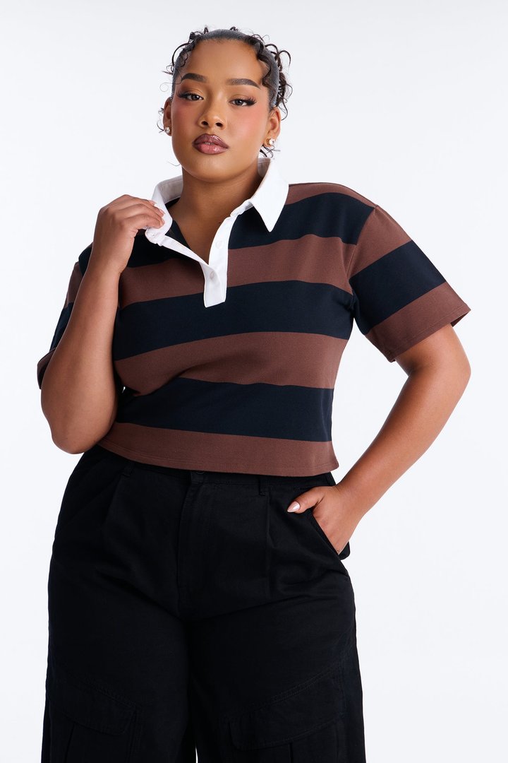 Sporty Era Polo Shirt - Brown/combo