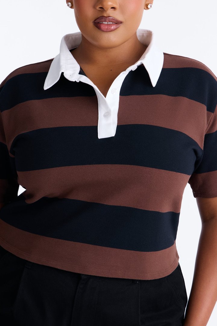 Sporty Era Polo Shirt - Brown/combo