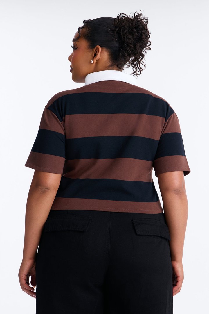 Sporty Era Polo Shirt - Brown/combo