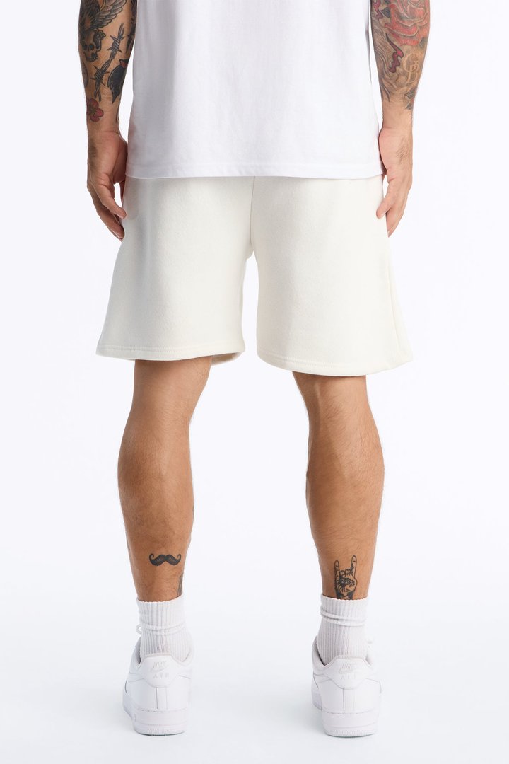 Old Money Royalty Relaxed Sweat Short - Cream/combo