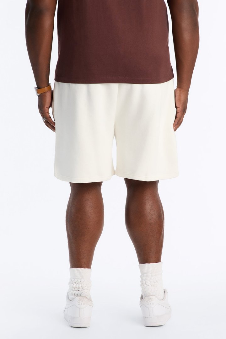 Kisses From My Love Relaxed Sweat Short - Cream/combo