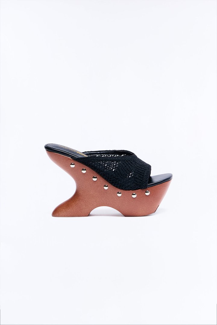 The Best View Novelty Wedges - Black