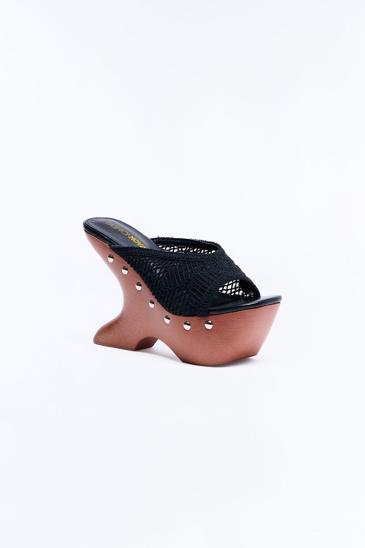 The Best View Novelty Wedges - Black