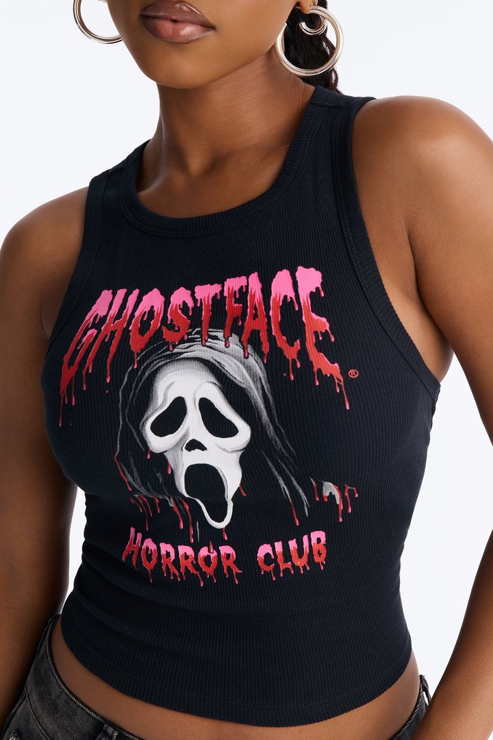 Ghostface Horror Club Tank Top - Black