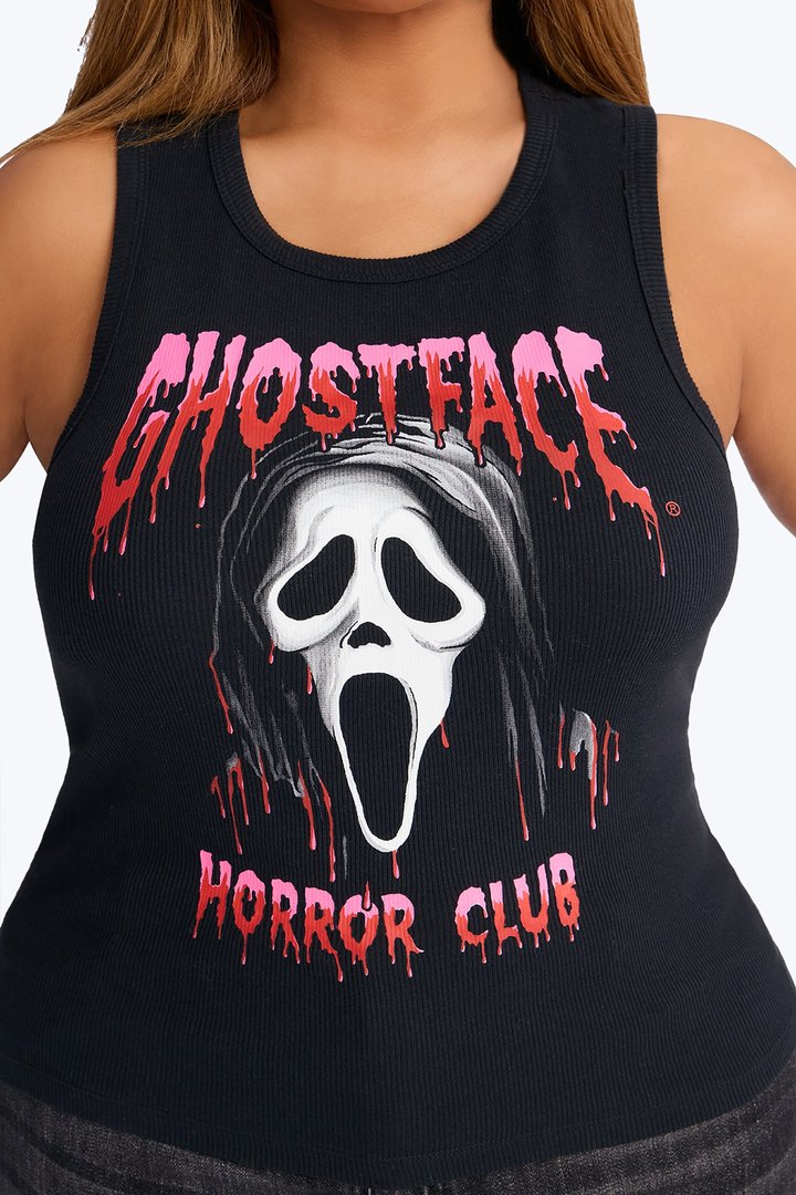 Ghostface Horror Club Tank Top - Black