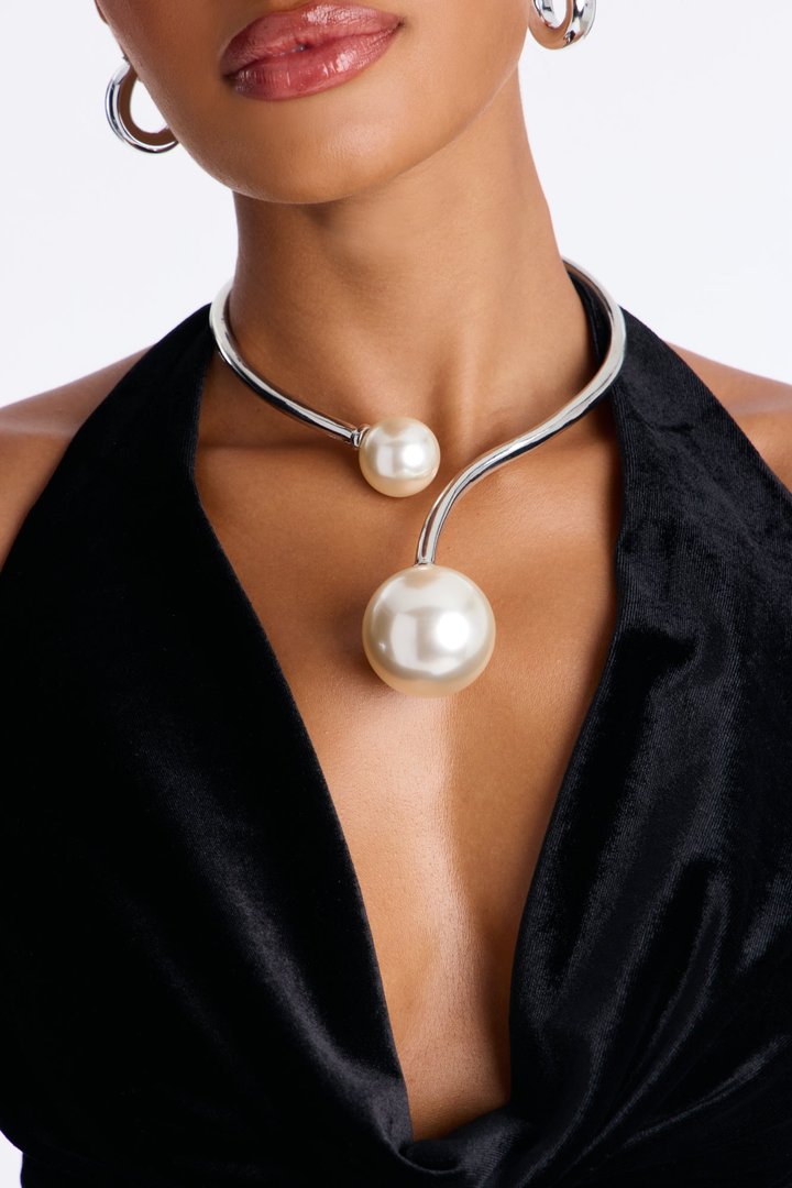 Polish The Look Choker - Silver