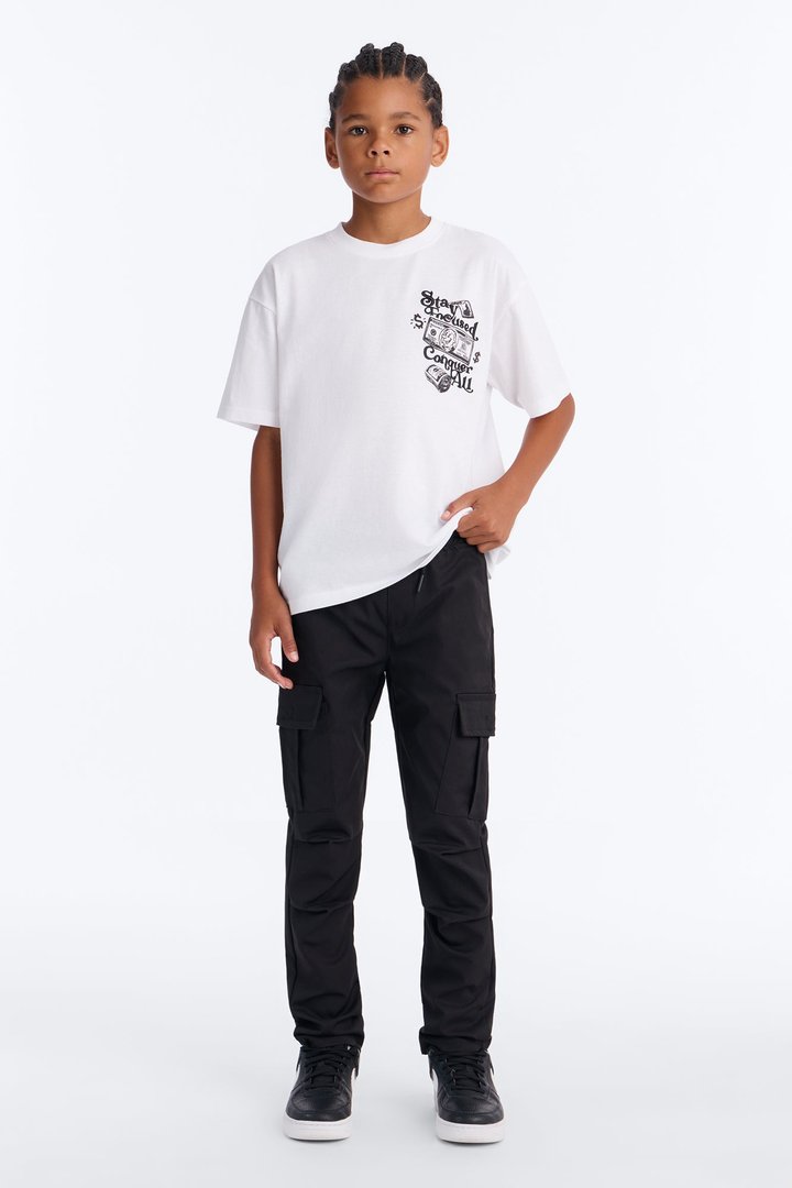 Mini No Limit Cargo Pants - Black