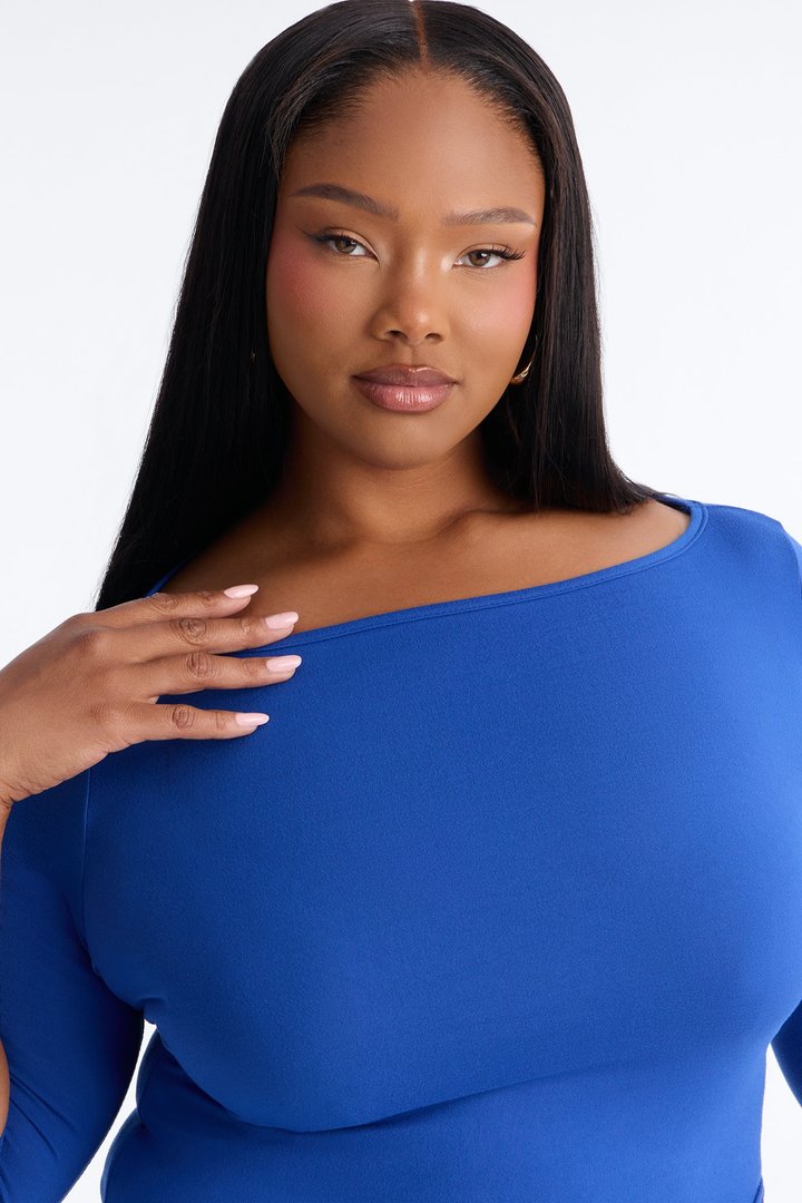 Leanne 3/4 Sleeve Pant Set - Royal