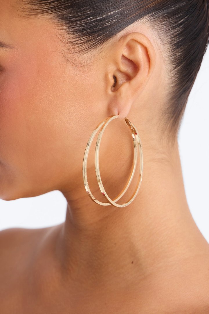 One Of Many 6 Pair Multi Earring Set - Gold