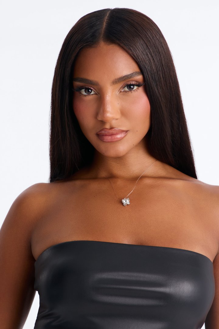 Lighting Your Day Butterfly Necklace - Silver