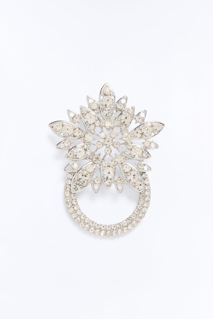 Royal Tier Brooch - Silver