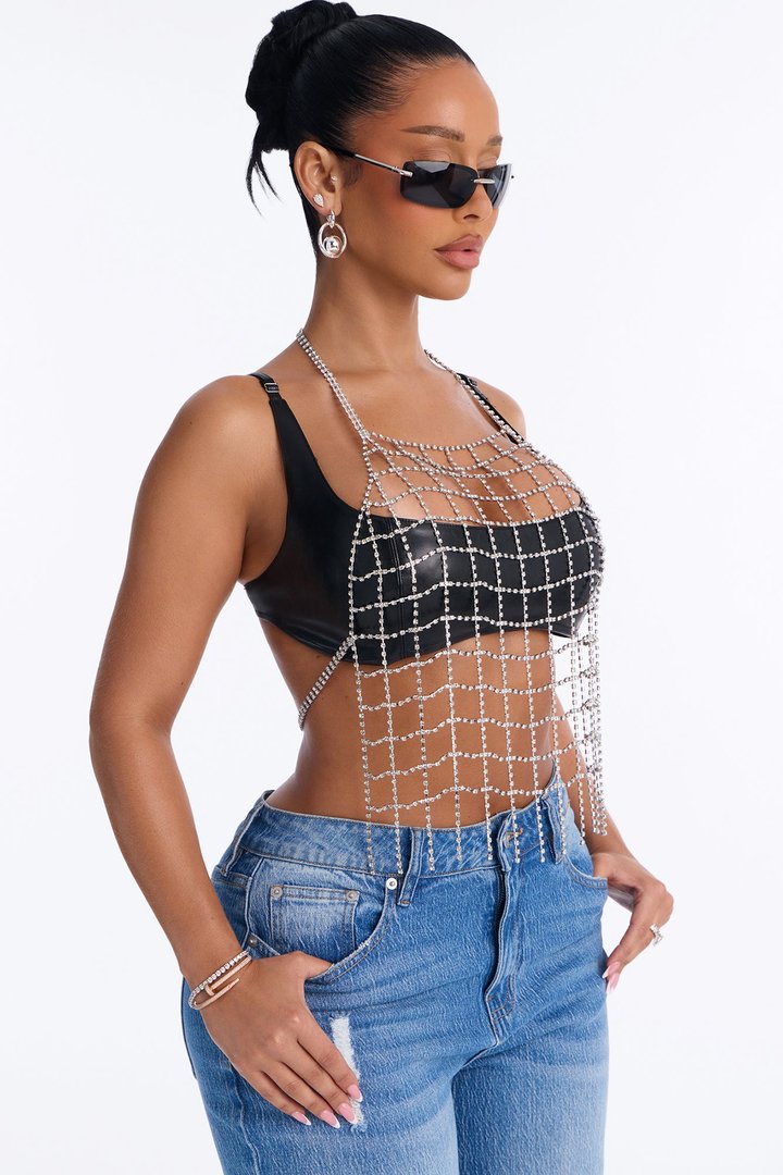 It's Show Time Body Chain - Silver