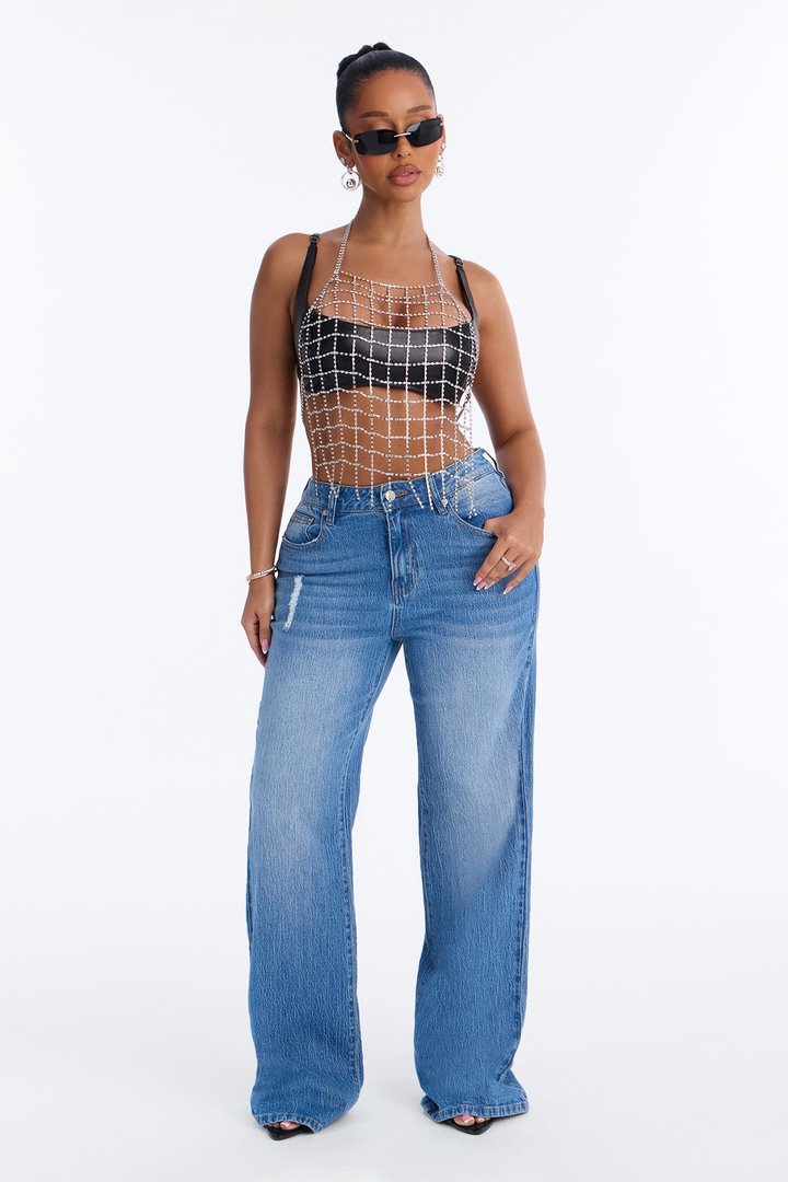 It's Show Time Body Chain - Silver