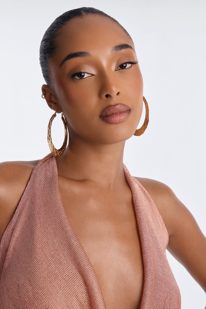 Keep It Simple Hoop Earrings - Gold
