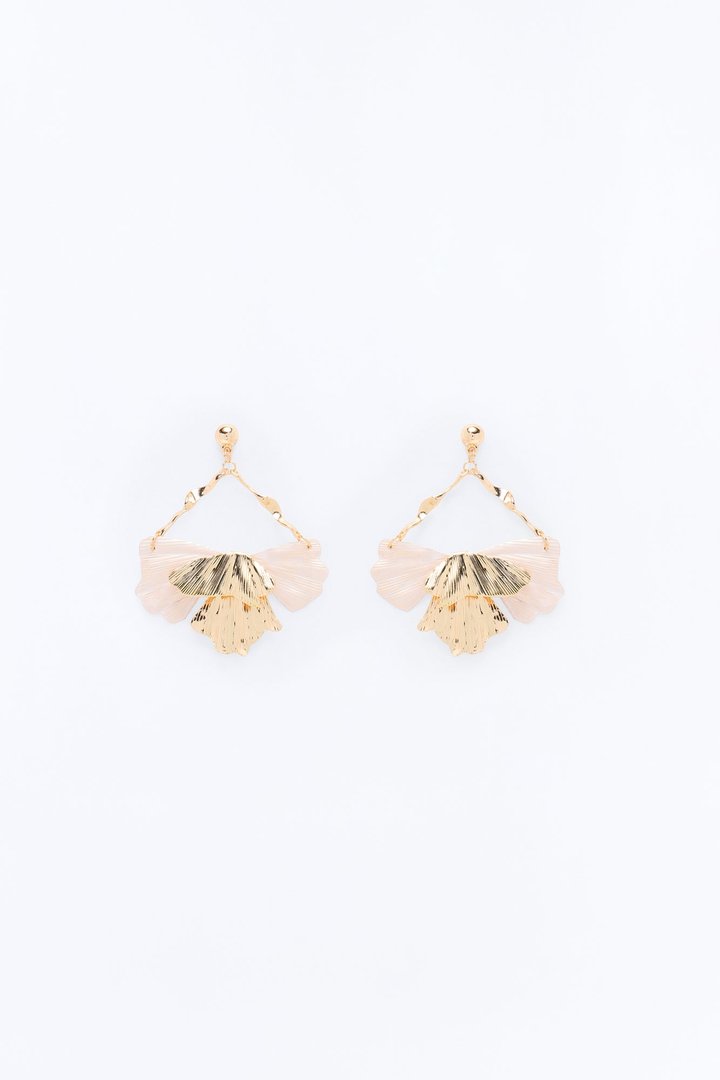 Never A Fan Girl Drop Earrings - Gold/combo