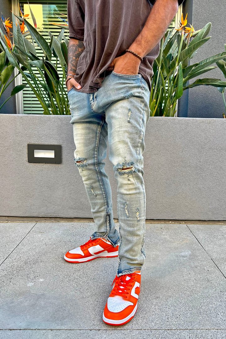 Terren Skinny Jeans - Medium Wash