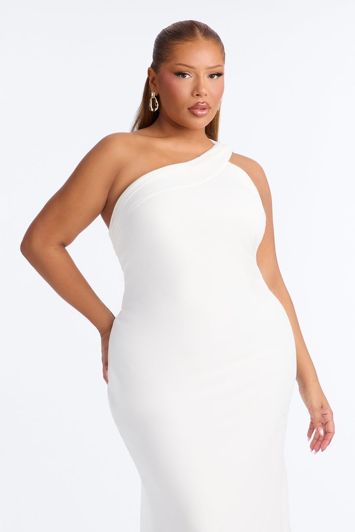 Sarah Chiffon Maxi Dress - White