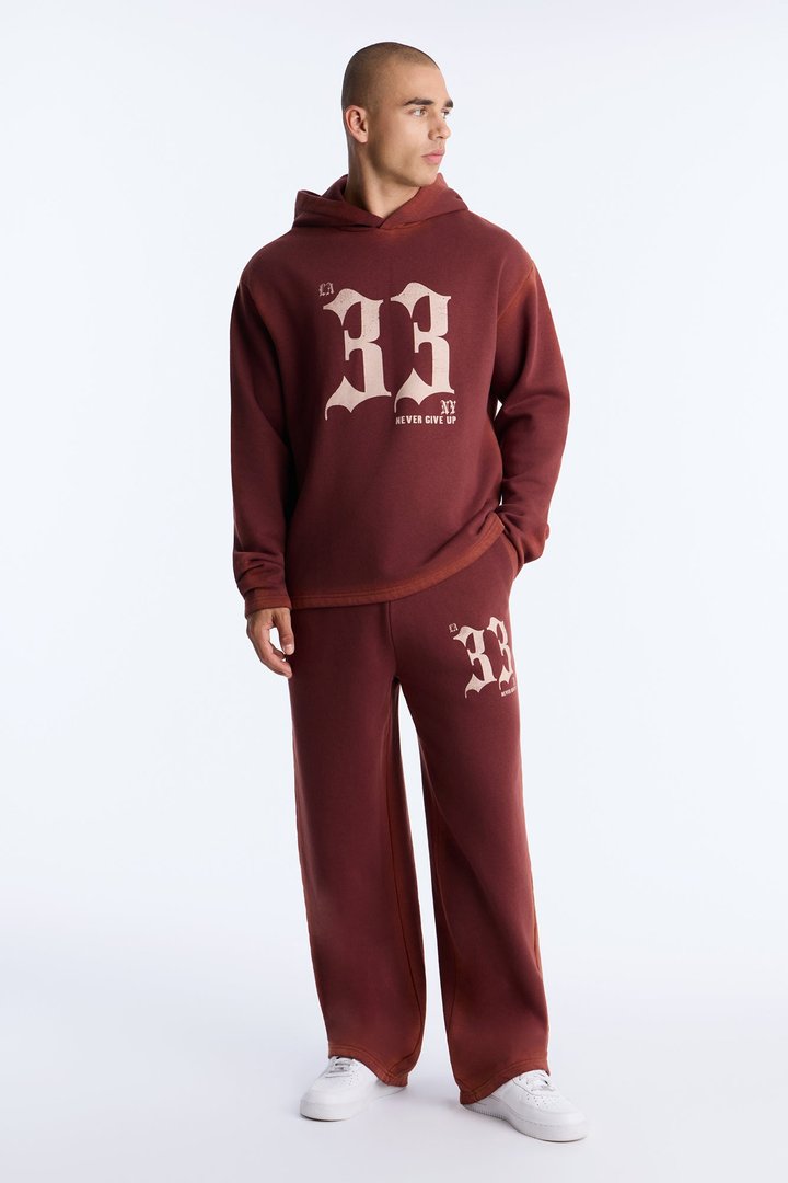 Substance 33 Hoodie - Burgundy/combo