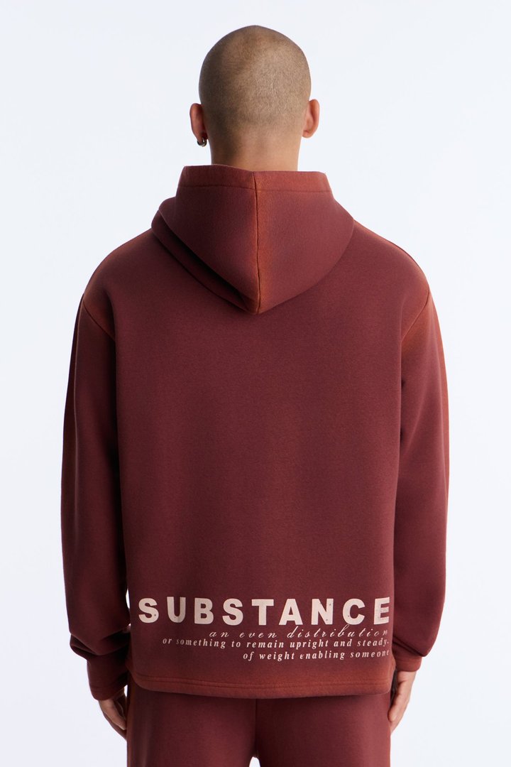 Substance 33 Hoodie - Burgundy/combo
