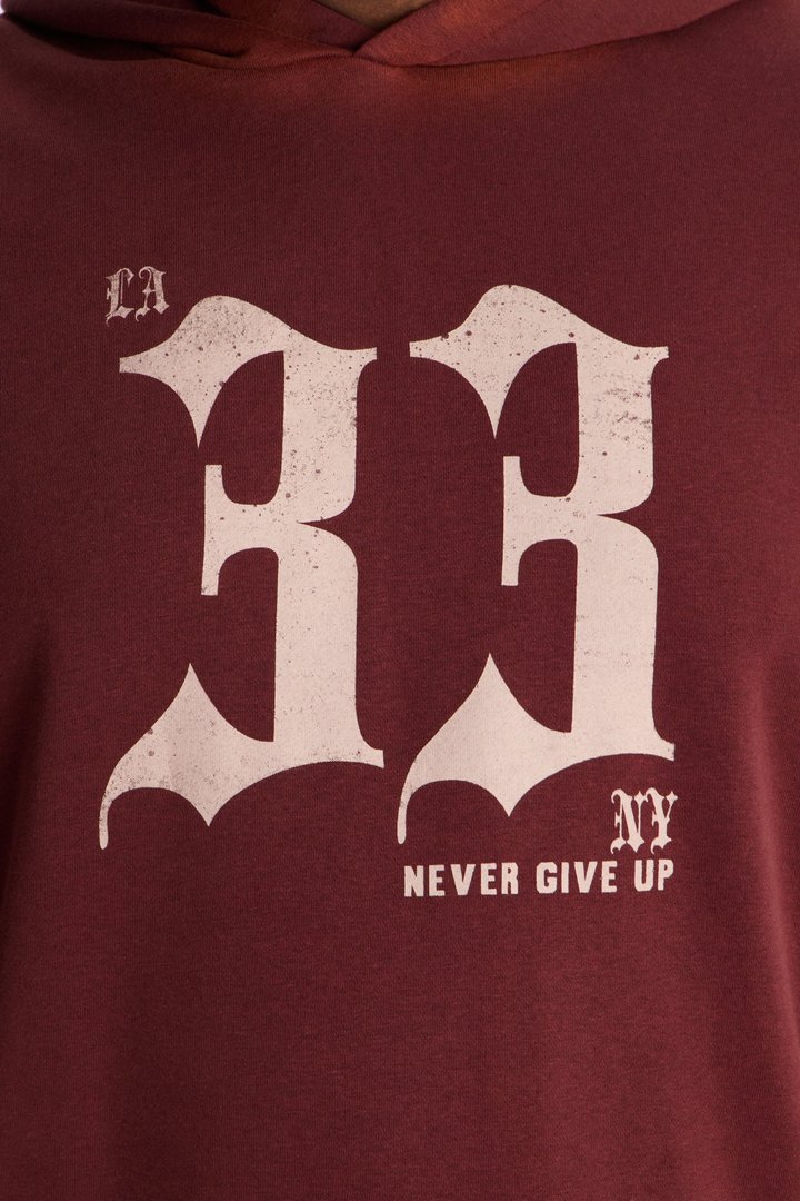 Substance 33 Hoodie - Burgundy/combo