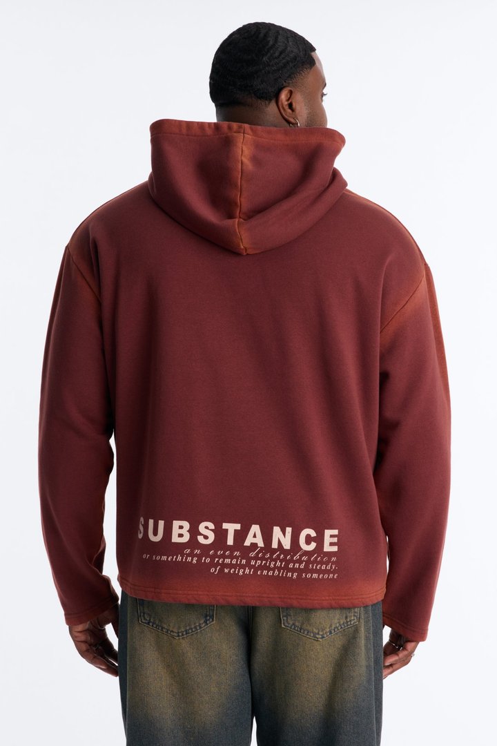 Substance 33 Hoodie - Burgundy/combo