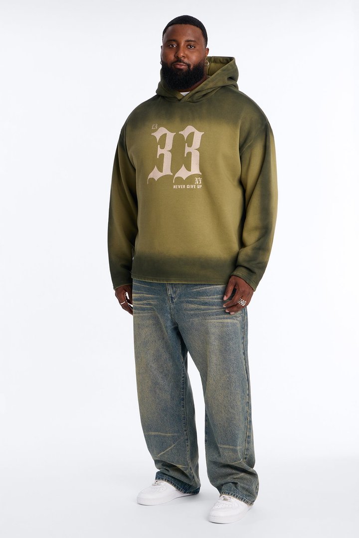 Substance 33 Hoodie - Olive/combo