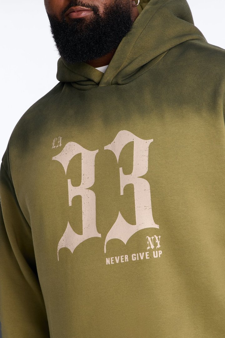 Substance 33 Hoodie - Olive/combo