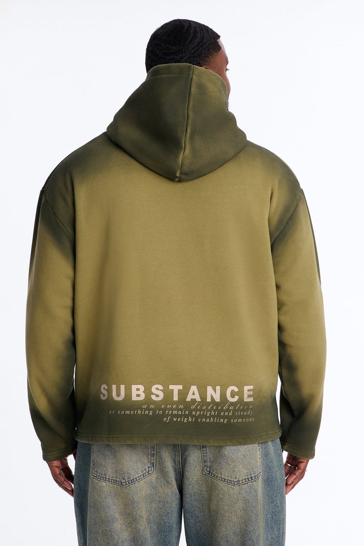 Substance 33 Hoodie - Olive/combo