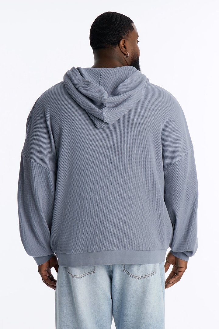 Modern Wash Zip Up Hoodie - Grey