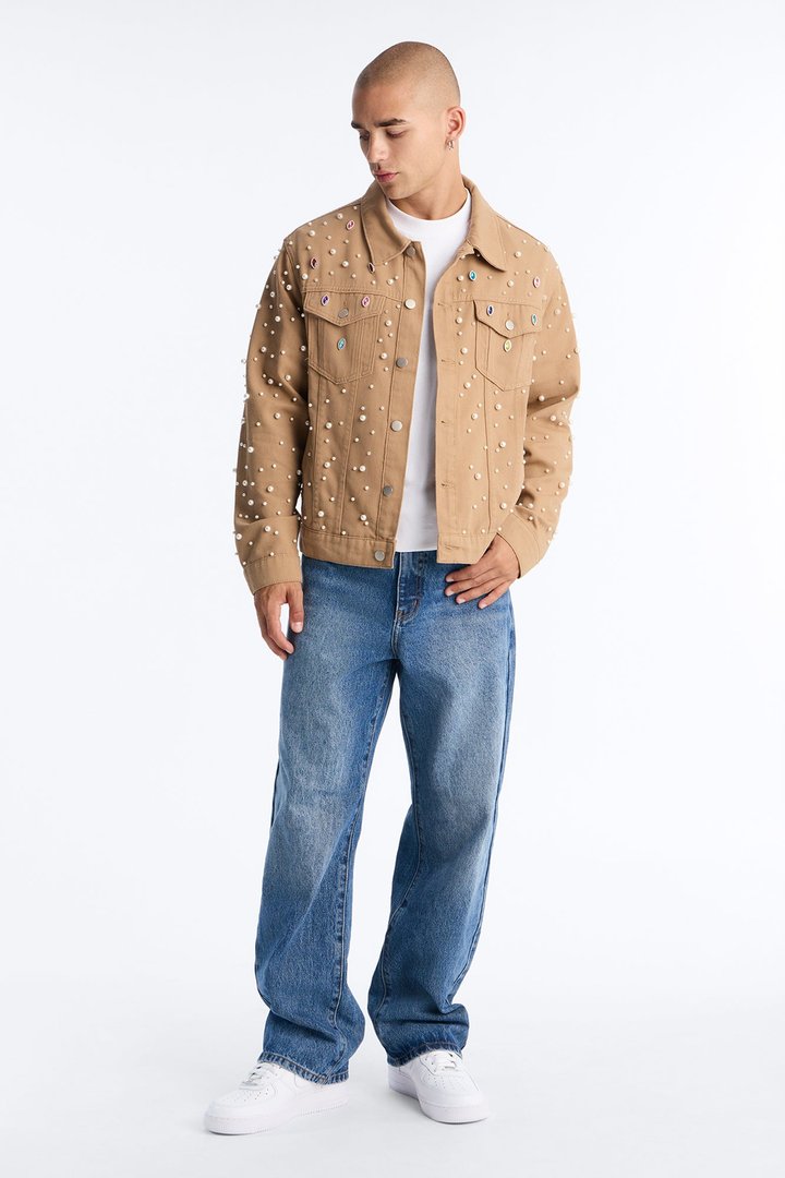 All Over Hardware Work Jacket - Khaki