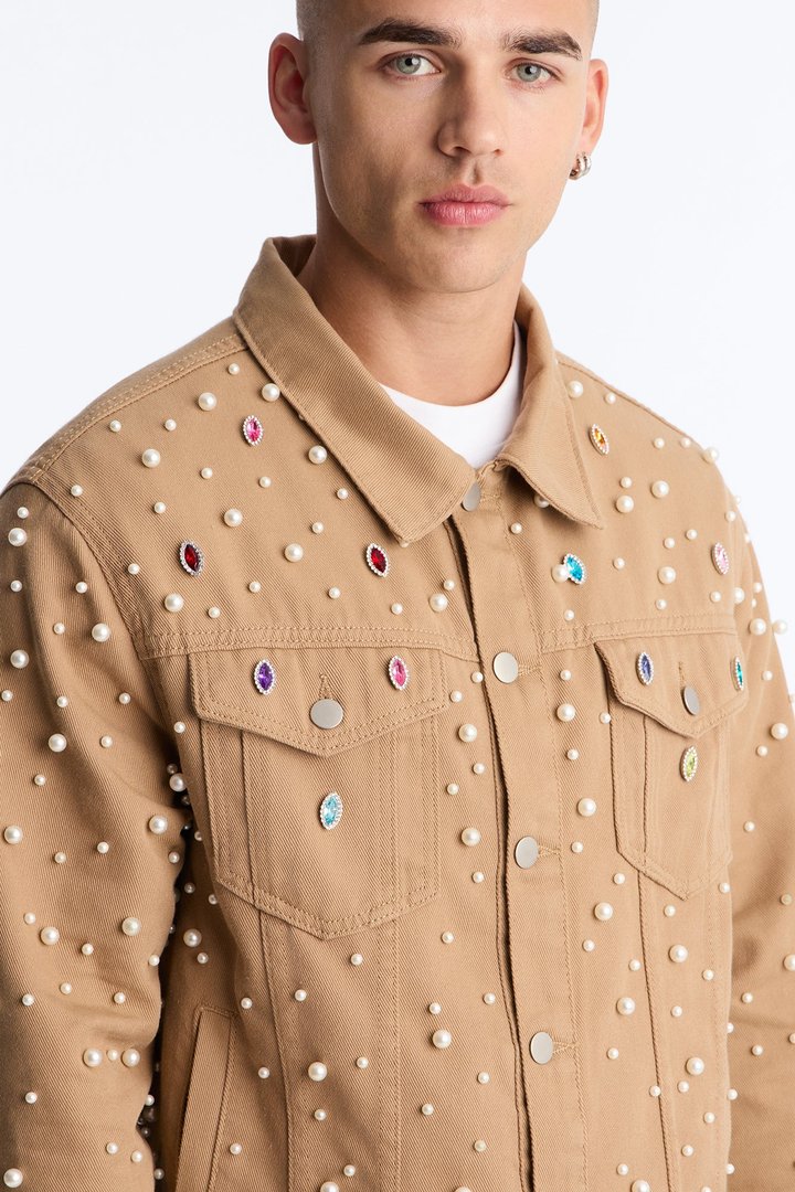 All Over Hardware Work Jacket - Khaki