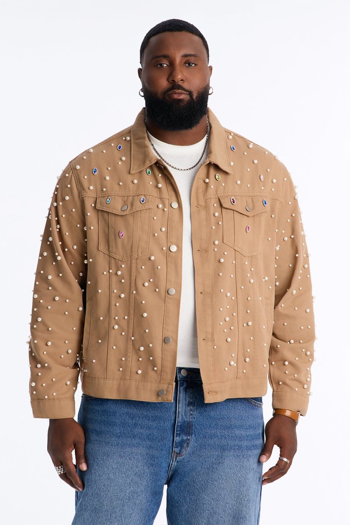 All Over Hardware Work Jacket - Khaki