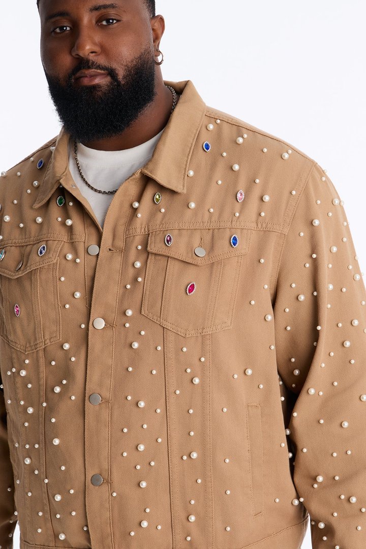 All Over Hardware Work Jacket - Khaki